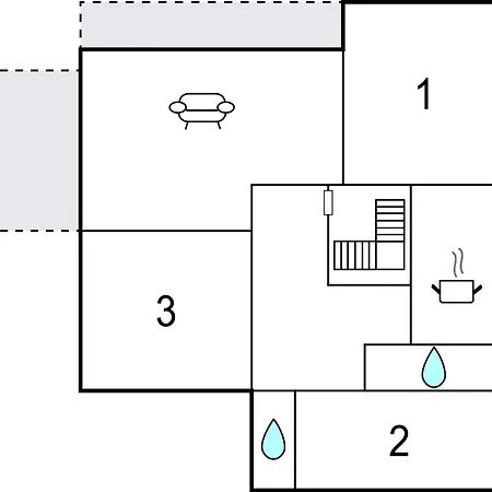 Three-bedroom In Apartman Lumbarda